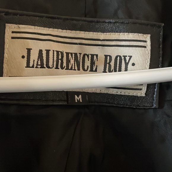 VINTAGE Laurence Roy leather blazer jacket - Picture 4 of 7